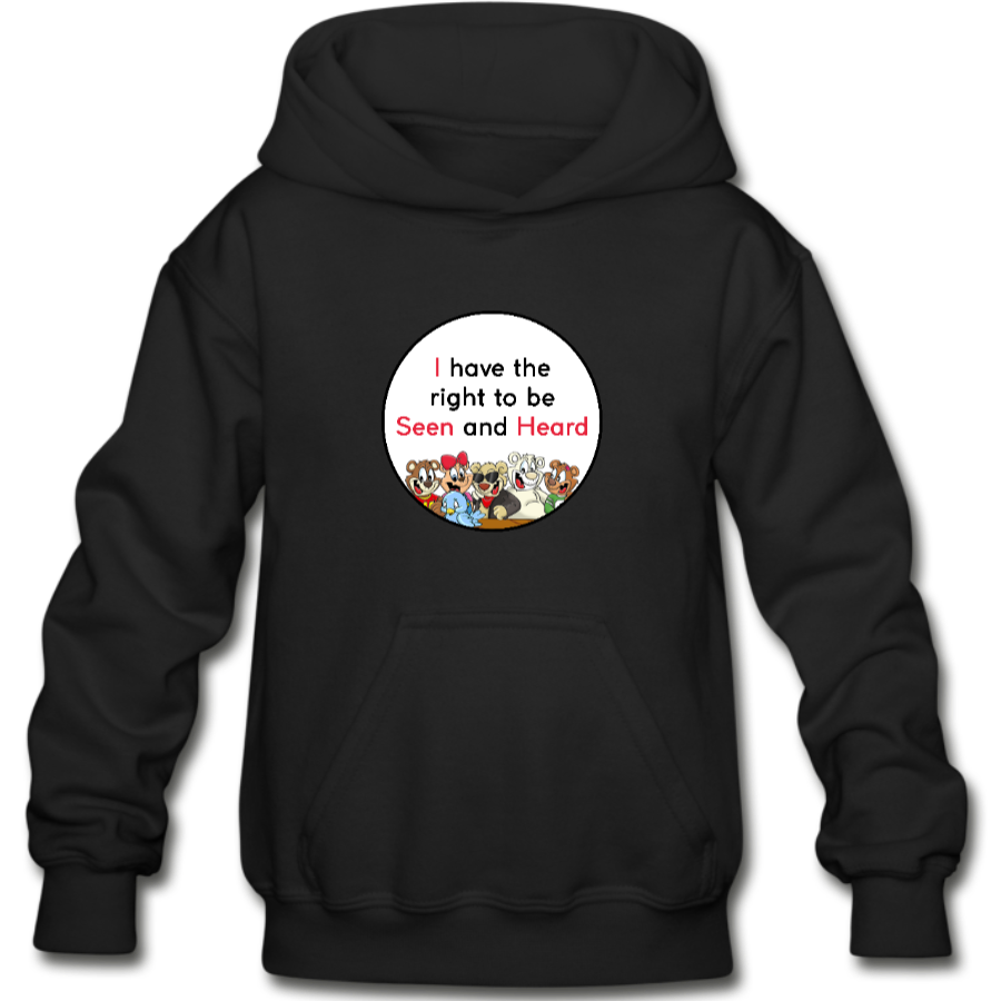 The Bears of Blueberry Forest ‘I Have the Right to be Seen and Heard’ hoodie