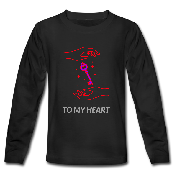 Alizteasetees Kids Long Sleeve – Key to my Heart.