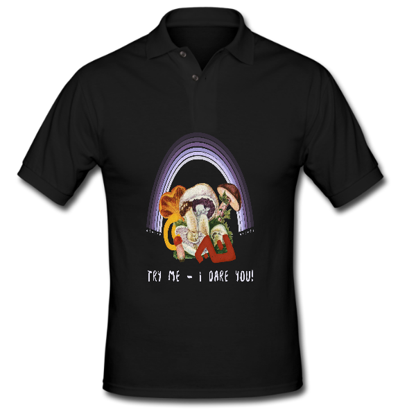 Alizteasetees Men’s Vest – Magic Mushroom – Try me I dare you.