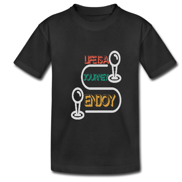 Alizteasetees  Kids Tee – Life is a journey enjoy.