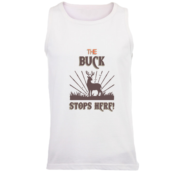 Alizteasetees  Mens Vest – The buck stops here.