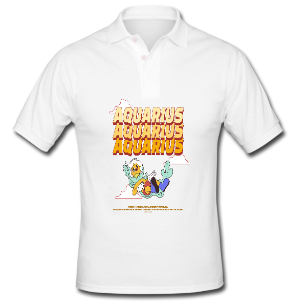 Alizteasetees Mens Golf – Aquarius Modern Funny.