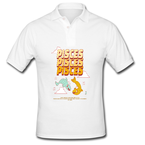 Alizteasetees Mens Golf – Pisces Modern Funny.