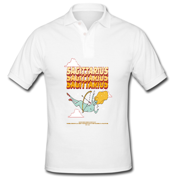 Alizteasetees Mens Golf – Sagittarius Modern Funny.