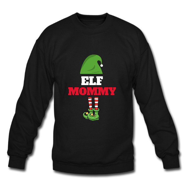 Alizteasetees Unisex Sweater – Elf Mommy.