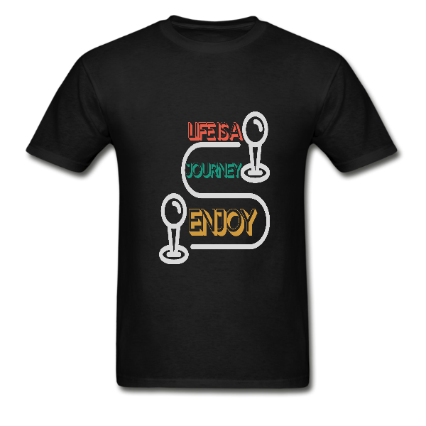 Alizteasetees unisex tee – Life is a journey enjoy.