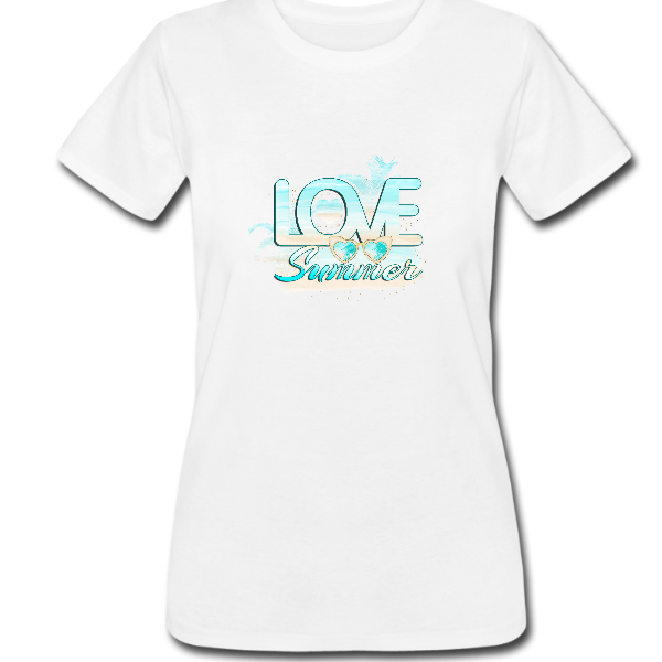 Love Summer Women’s White Tee