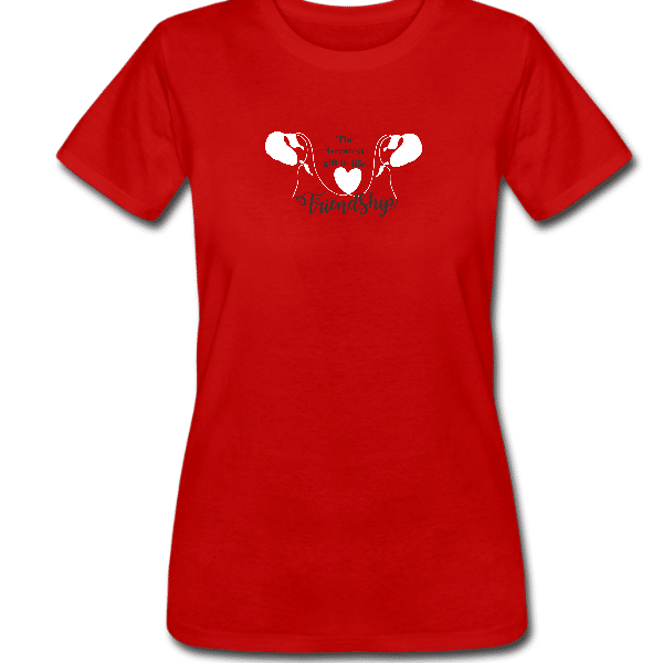 women tee red