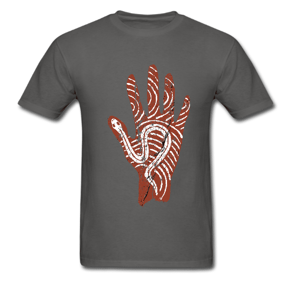 labyrinth handprint T shirt