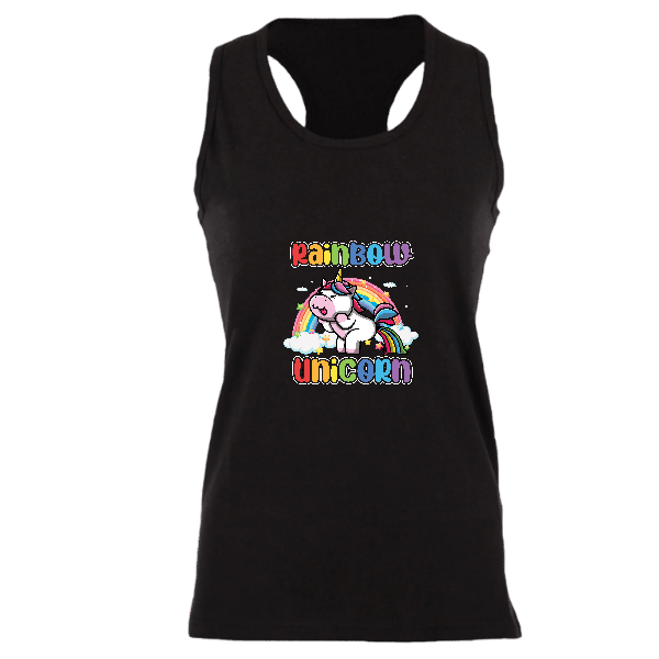 Rainbow Unicorn Women’s Racerback