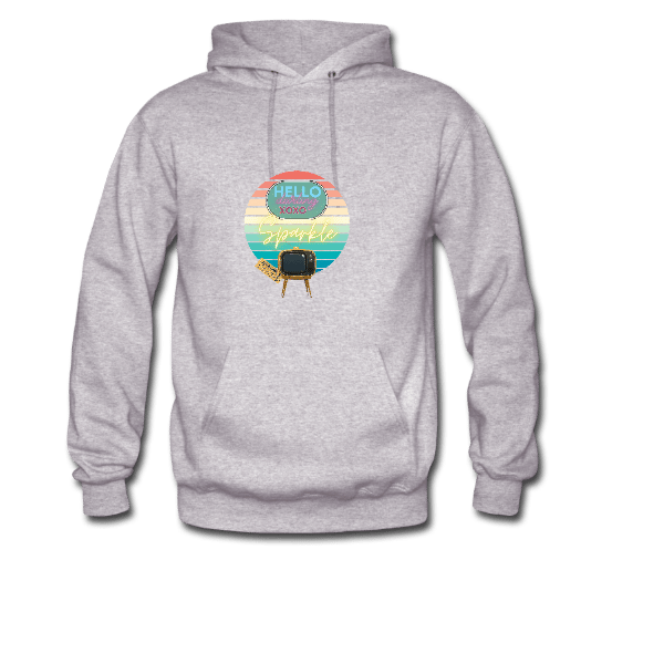 Retro Hello Darling graphic hoodie