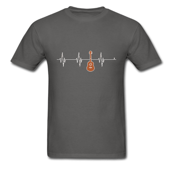 Acoustic Guitar Heartbeat Shirt – Guitar Musician T-Shirt