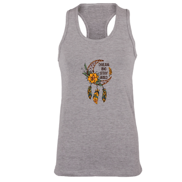 Boho dream catcher racerback, yoga top, workout top, women apparel