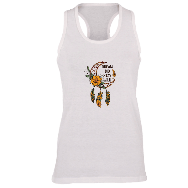 Boho dream catcher racerback, yoga top, workout top, women apparel