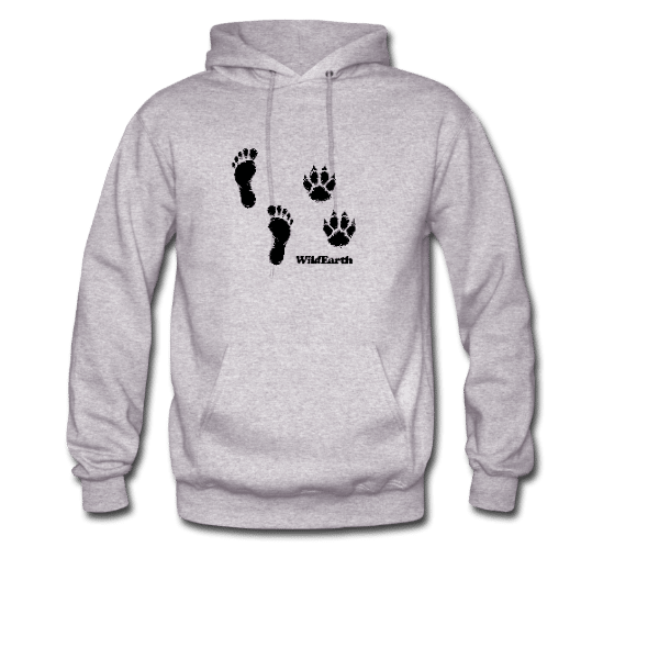 Footprints hoodie dark print