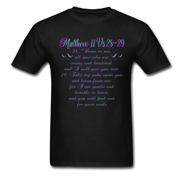 Matthew 11 Unisex Custom Graphics T-shirt