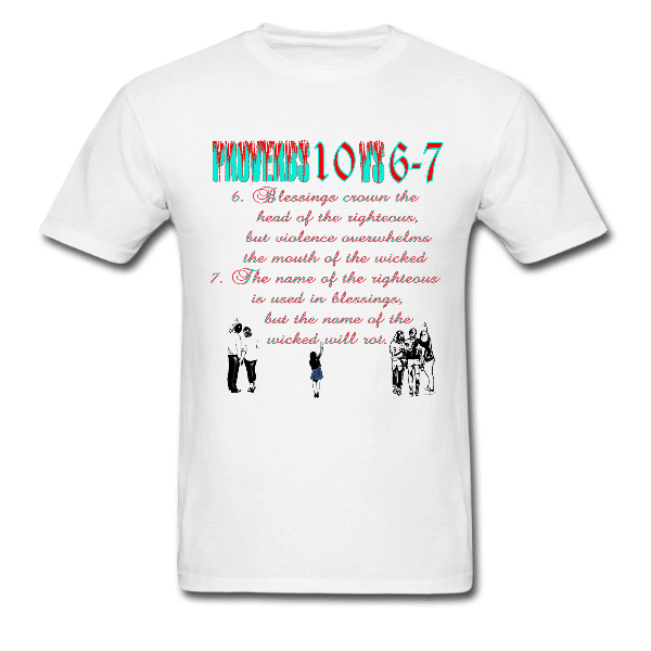 Proverbs 10 Unisex Custom Graphics T-shirt