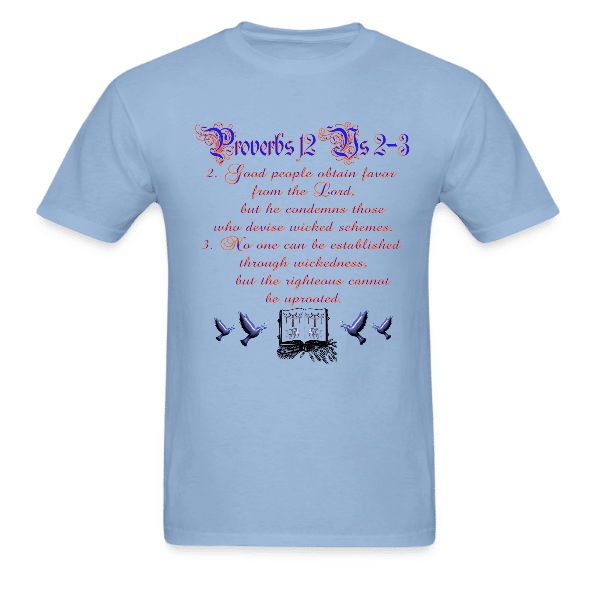 Proverbs 12 Unisex Custom Graphics T-shirt