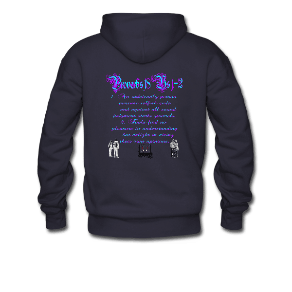 Proverbs 18 Unisex Custom Graphics Hoodie