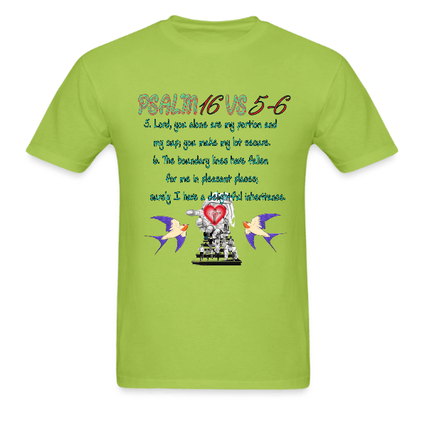 Psalm 16 Unisex Custom Graphics T-shirt