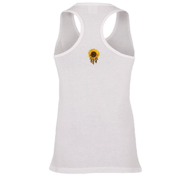 Sunflower Tribal Dreamcatcher Racerback Tee