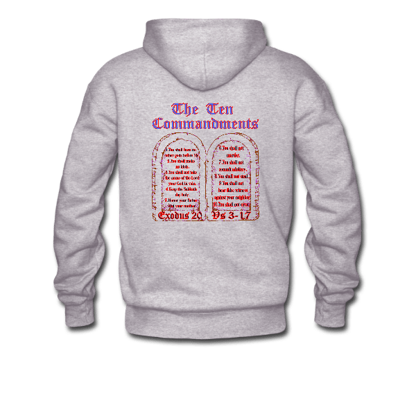 Ten Commandments Unisex Custom Graphics Hoodie