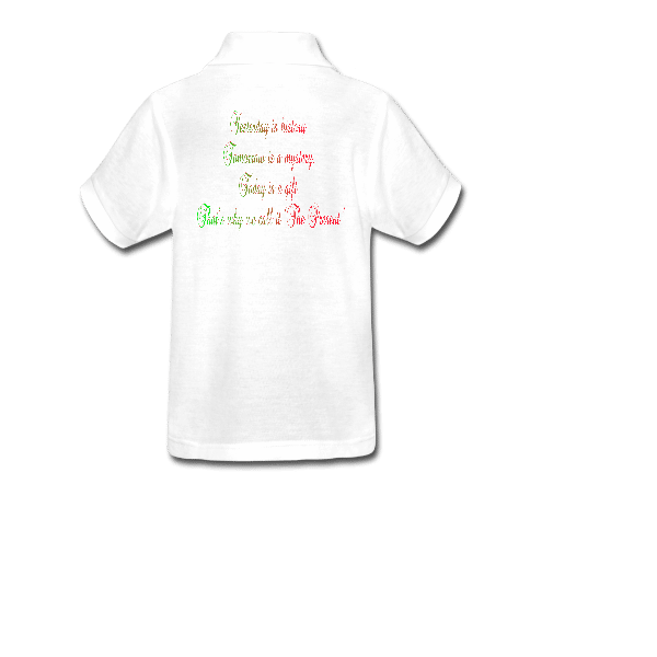 Yesterday Is History Unisex Kids Custom Graphics Golf Shirt