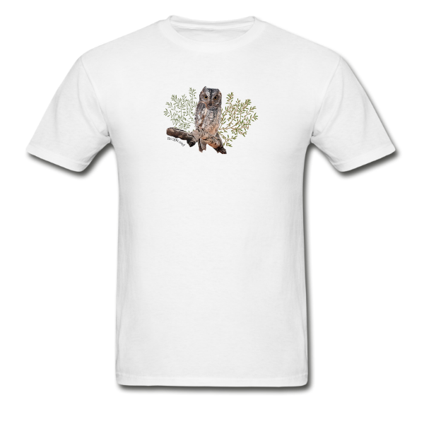 Scops owl unisex tee