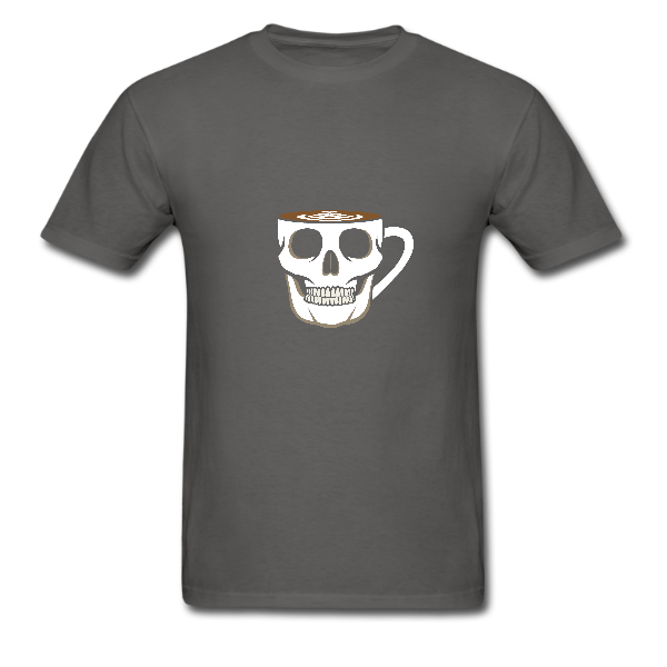 Unisex Coffee Skull T-Shirt