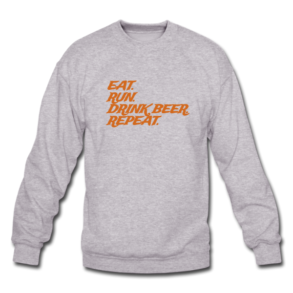 Eat,run,drink beer unisex Sweater. marathon, running, athlete