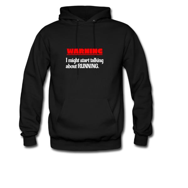 Warning. unisex Hoodie. marathon, running, athlete