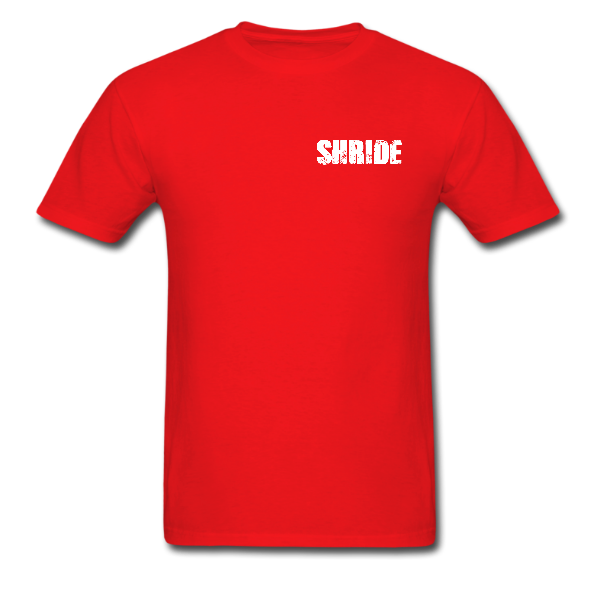 Shride Active Men’s  T – White Logo 2