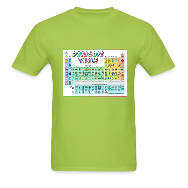 Pleasant Memories Education PERIODIC TABLE adult T-shirt