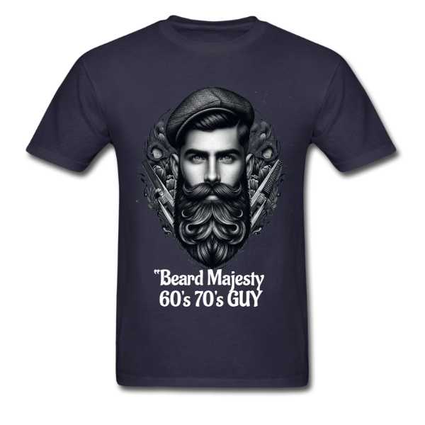 Beard Majesty 60’s 70’s Men. Woman, Boys, Girls tees