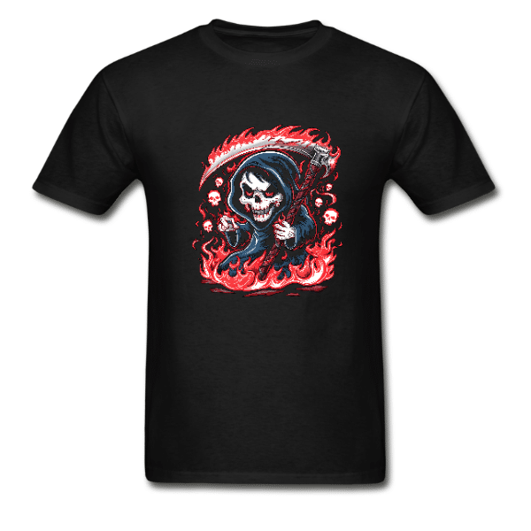 Scythe Wielding Grim Reaper T-Shirt