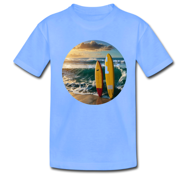 Sunset Surf Serenade T-Shirt kids,boys,girls