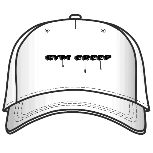 White gym creep cap