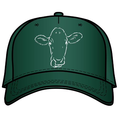 Brand Cow Face Cap