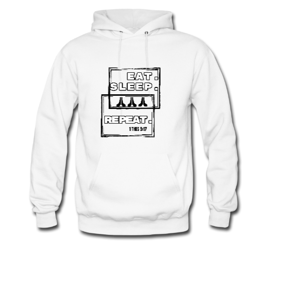 Eat Sleep Pray Repeat Unisex Hoodie Light