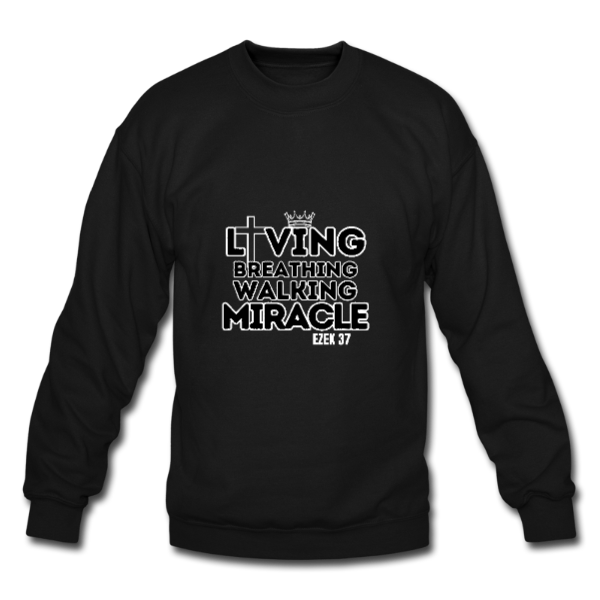 Living Breathing Walking Miracle Unisex Sweater