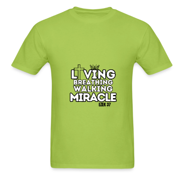 Living Breathing Walking Miracle Unisex Tee Light