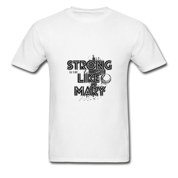 Strong like Mary Women’s Tee Light Colours