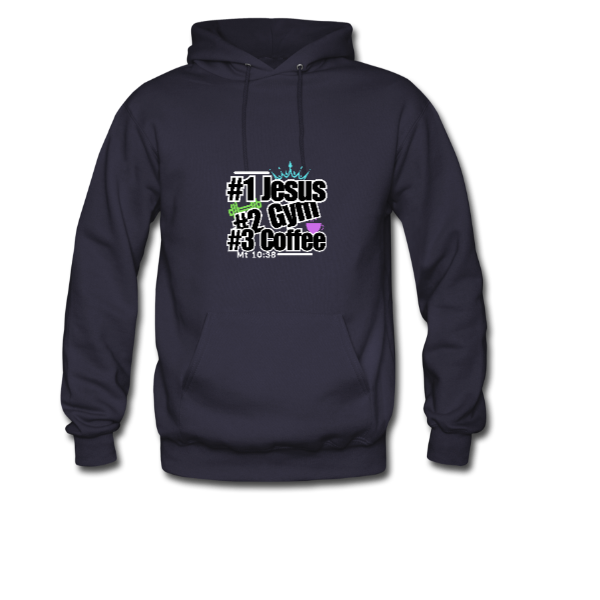 Jesus Gym Coffee Women’s Hoodie Dark