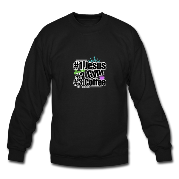 Jesus Gym Coffee Women’s Sweater Dark
