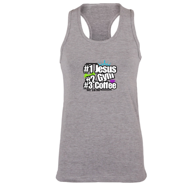 Jesus Gym Coffee Women’s Tank Light