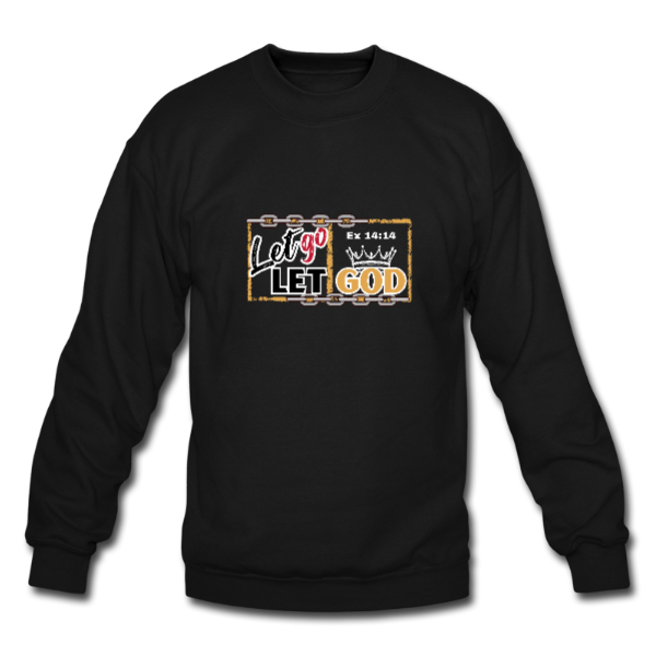 Let go Let GOD Unisex Sweater Dark
