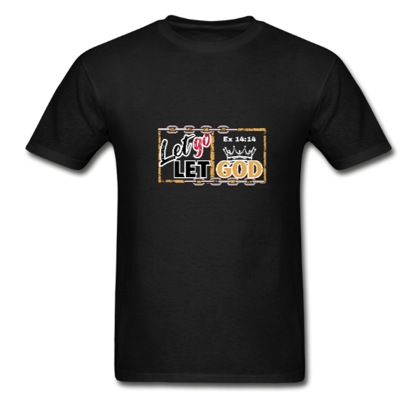 Let go Let GOD Unisex Tee Dark