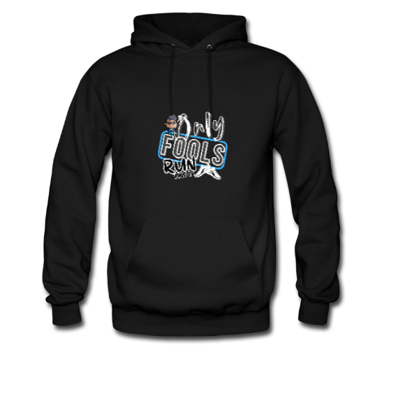 Only Fools Run Men’s Hoodie Dark