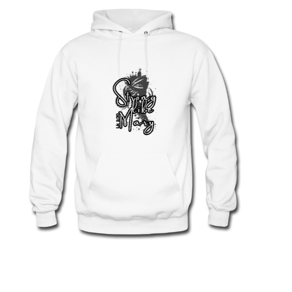 Strong like Mary Women’s Hoodie Light