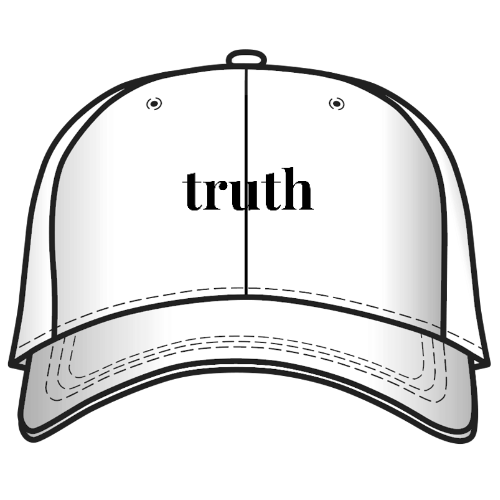 1WOnly Cap – TRUTH (Minimalist Word Shirt)